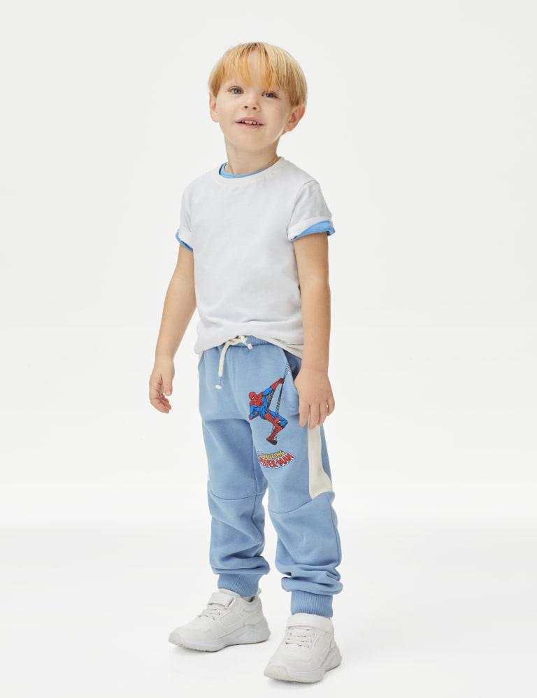 Cotton Rich Spider Man Joggers 2 8 Yrs Spiderman M S