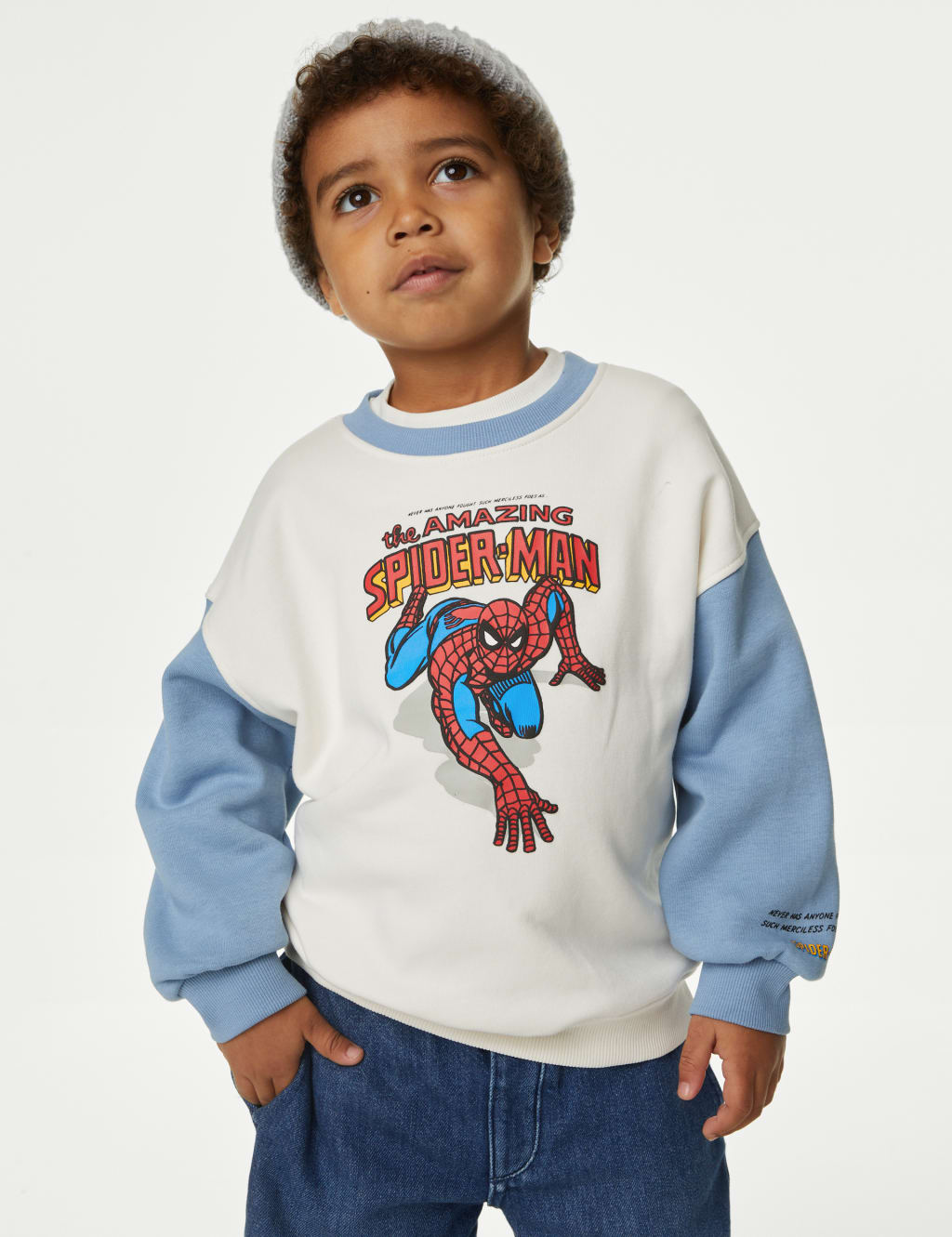 Kids online spiderman sweatshirt