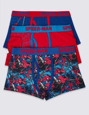 Cotton Rich Spider-Man™ Trunks (3-16 Years)