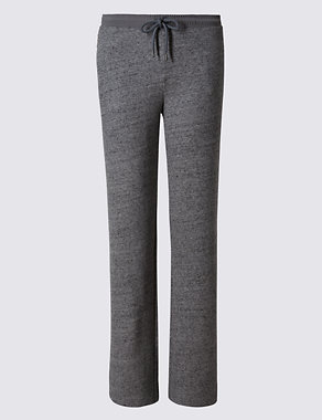 Cotton Rich Sports Luxe Straight Leg Joggers Image 2 of 4
