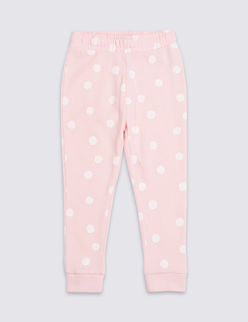 Cotton Rich Spotted Joggers (3 Months - 7 Years) 1 of 4