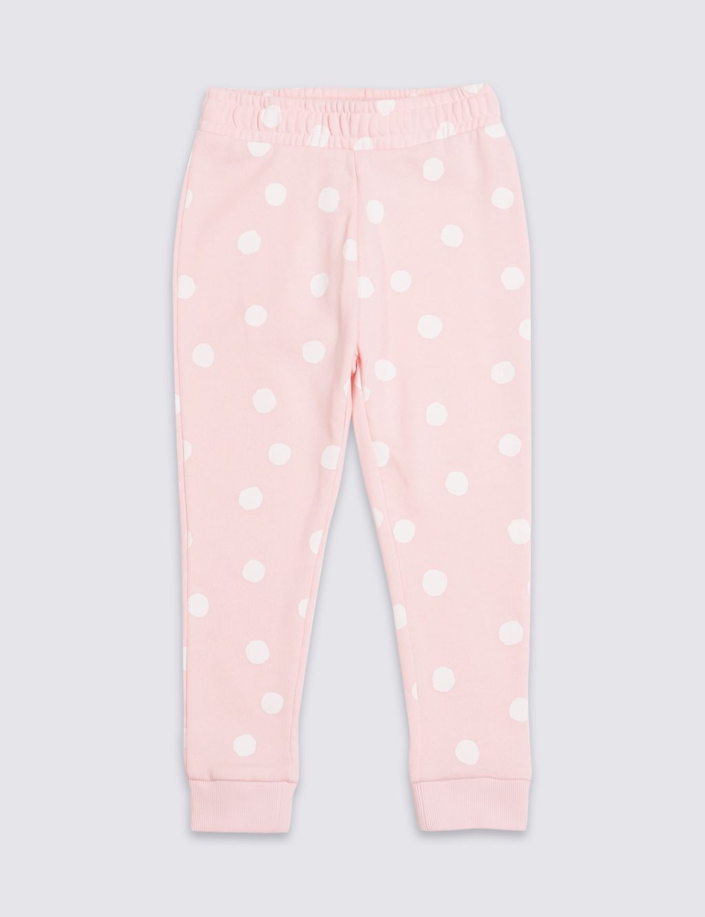 Cotton Rich Spotted Joggers (3 Months - 7 Years) 1 of 4
