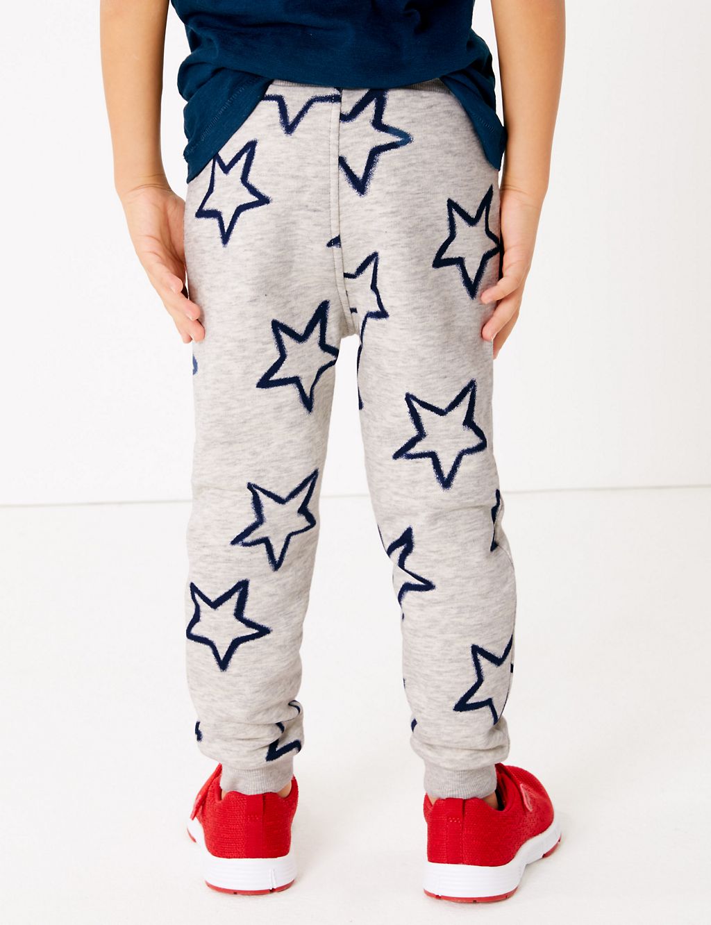 Cotton Rich Star Print Joggers (2-7 Years) 5 of 5