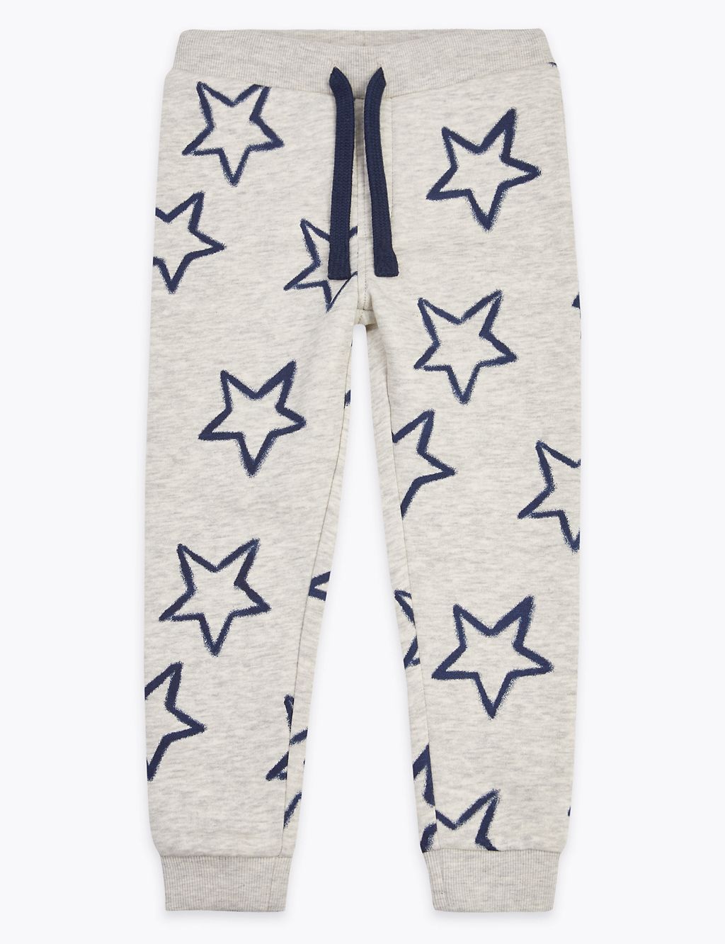 Cotton Rich Star Print Joggers (2-7 Years) 1 of 5