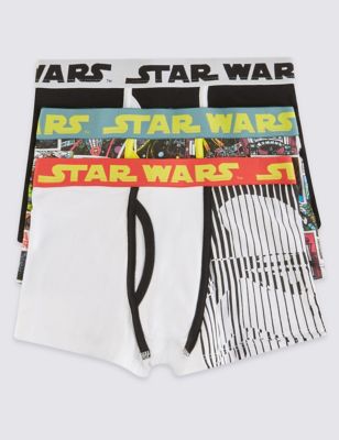 Cotton Rich Star Wars™ Trunks (3-16 Years) Image 1 of 1