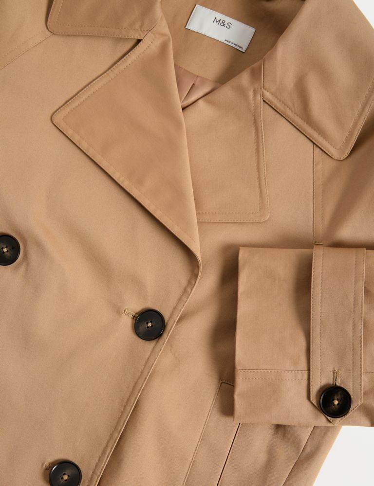 Cotton Rich Stormwear™ Short Trench Coat 9 of 9