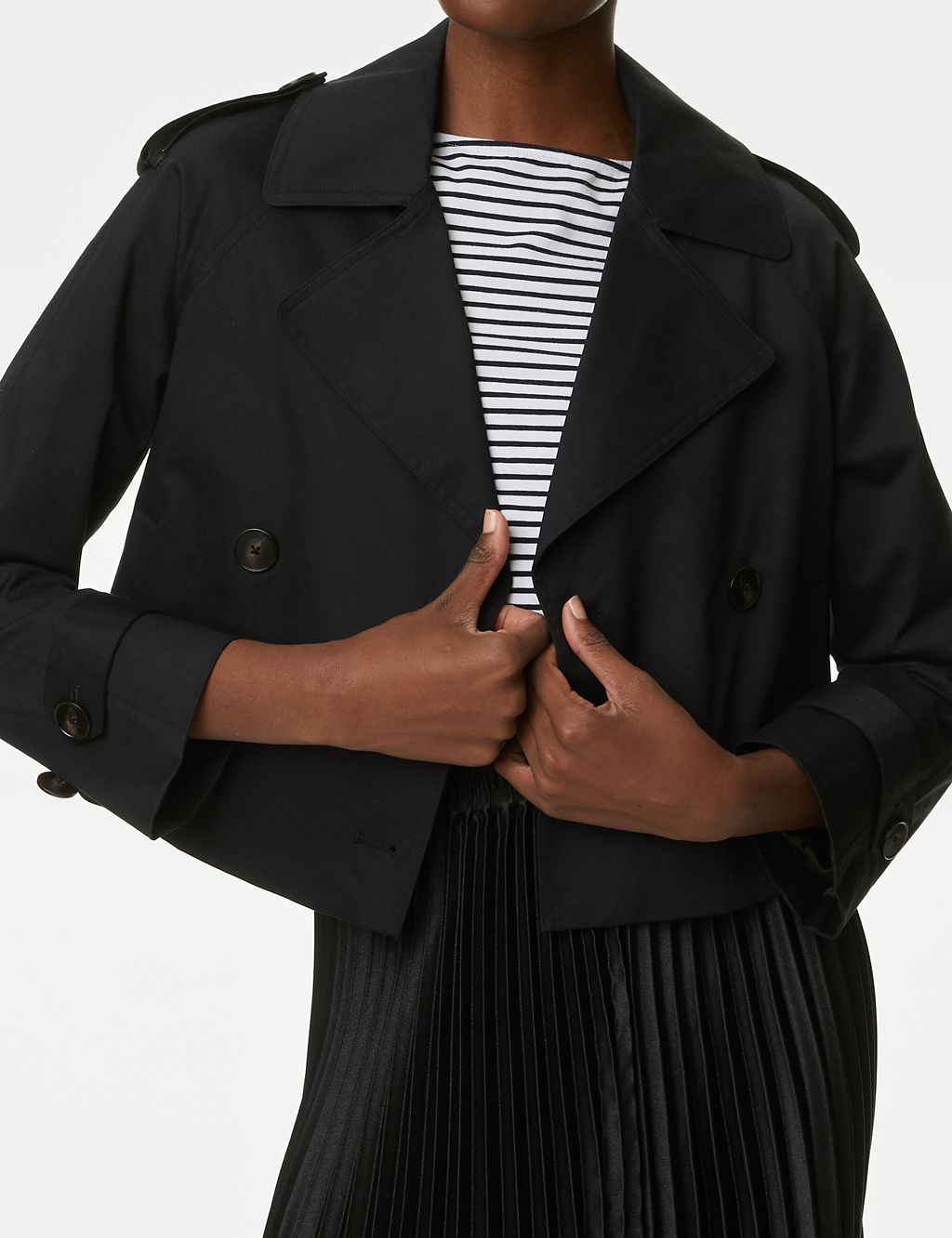 Cotton Rich Stormwear™ Short Trench Coat 4 of 7