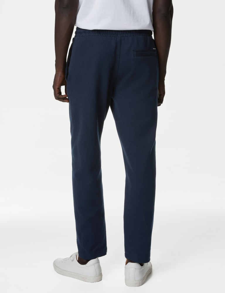 Drawstring Cotton Rich Straight Leg Joggers, M&S Collection