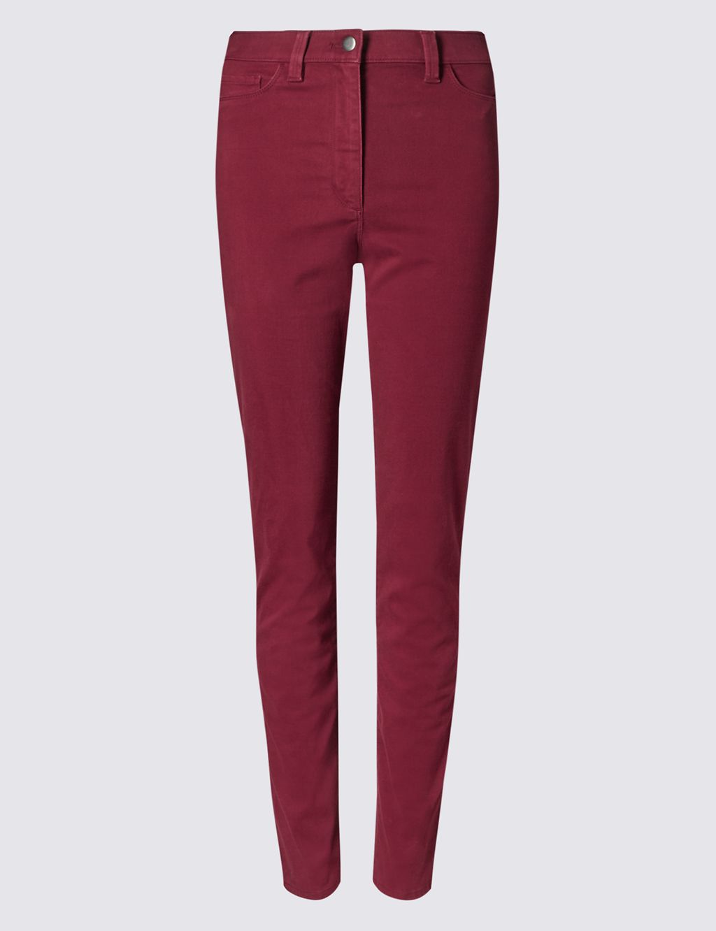 Cotton Rich Straight Leg Trousers 1 of 3