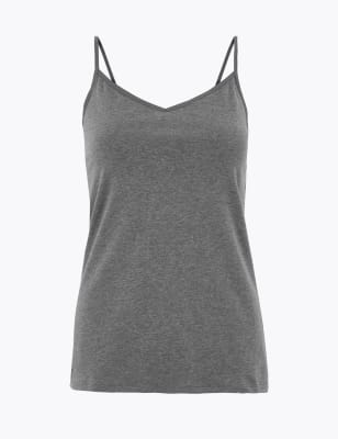Intimates Sleep New Womens Ladies Girls M S Vest Top Marks Spencer Sleeveless Strapy Cotton Mcontero Webs Upv Es