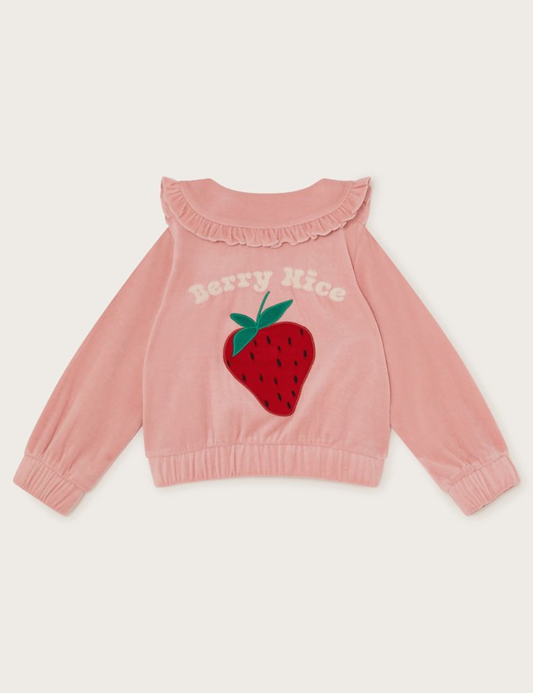 Cotton Rich Strawberry Jacket (3-13 Yrs) 2 of 3