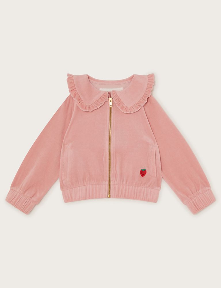 Cotton Rich Strawberry Jacket (3-13 Yrs) 1 of 3