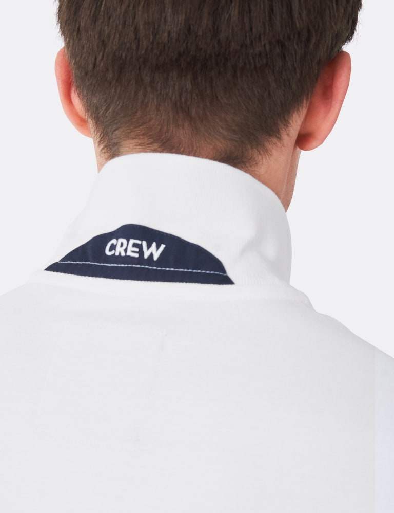 Boss pique mix crew sweatshirt outlet