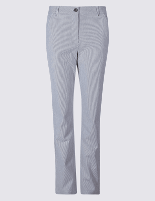 striped chinos