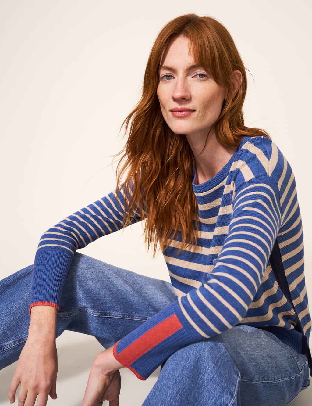 White stuff candy stripe jumper sale