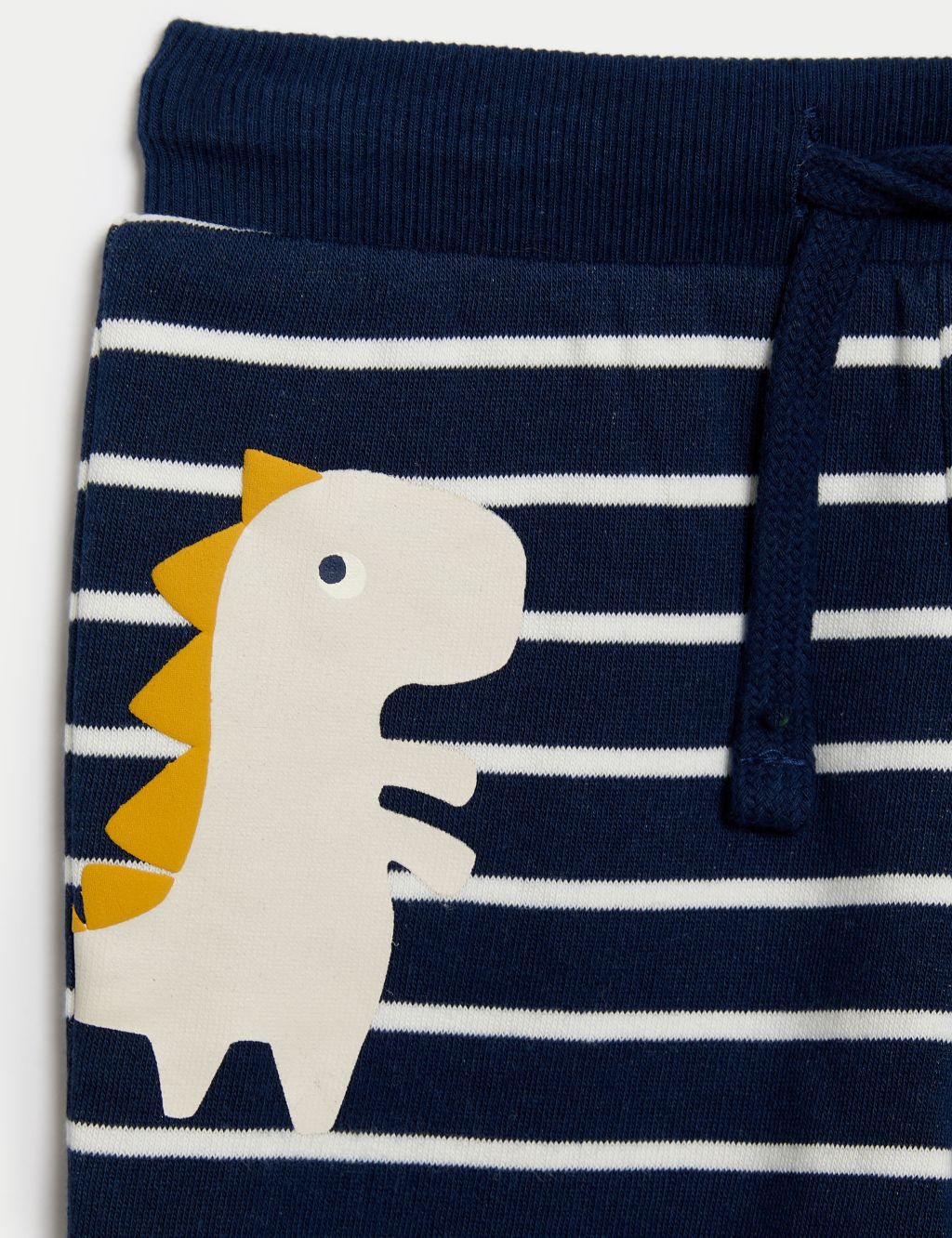 Cotton Rich Striped Dinosaur Joggers (0-3 Yrs) 2 of 3