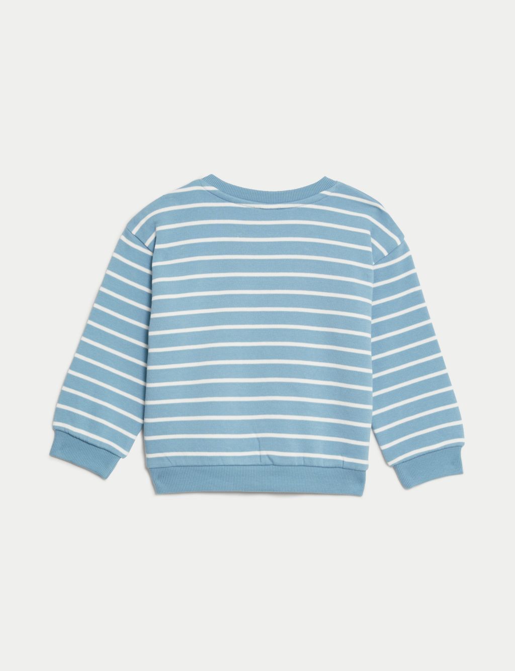 Cotton Rich Striped Dinosaur Sweatshirt (0-3 Yrs) | M&S Collection | M&S