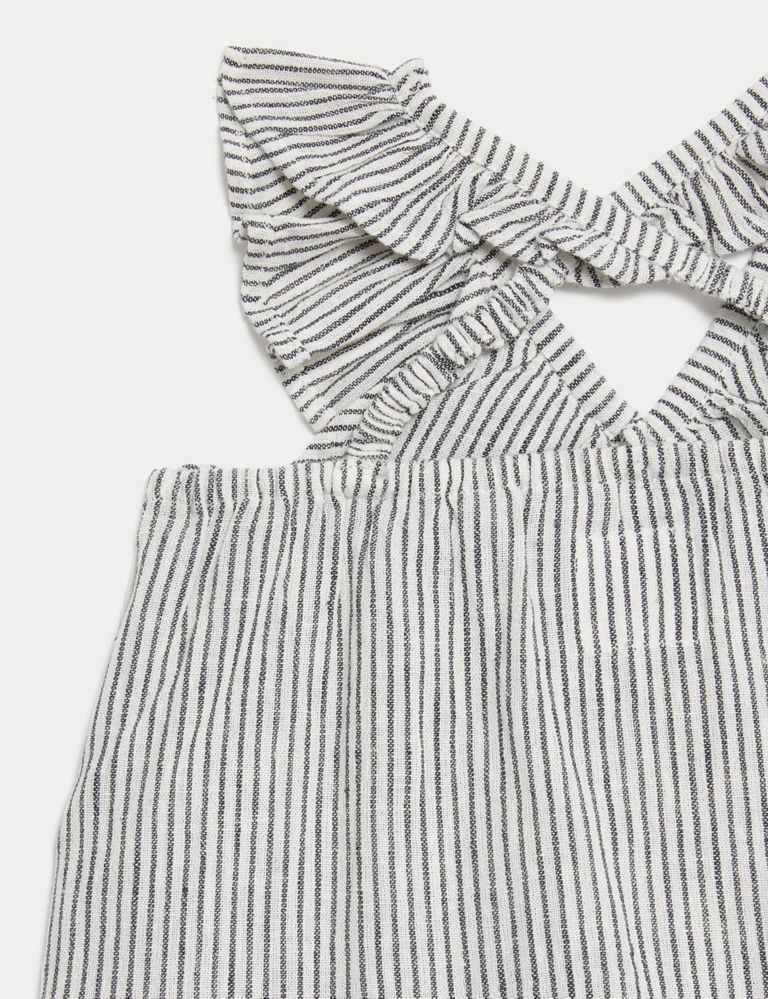 Cotton Rich Striped Dress (0-3 Yrs) 3 of 3