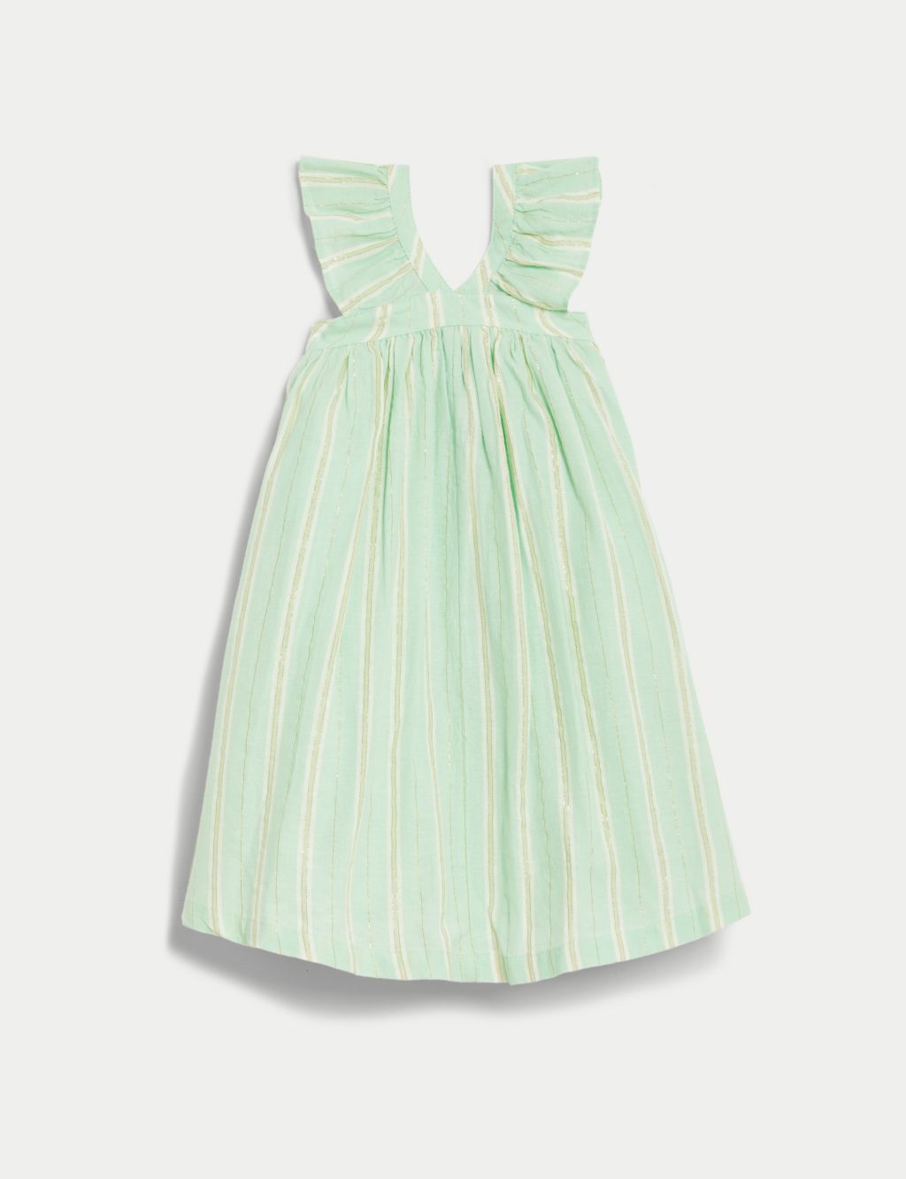Cotton Rich Striped Dress (2-8 Yrs) 1 of 5