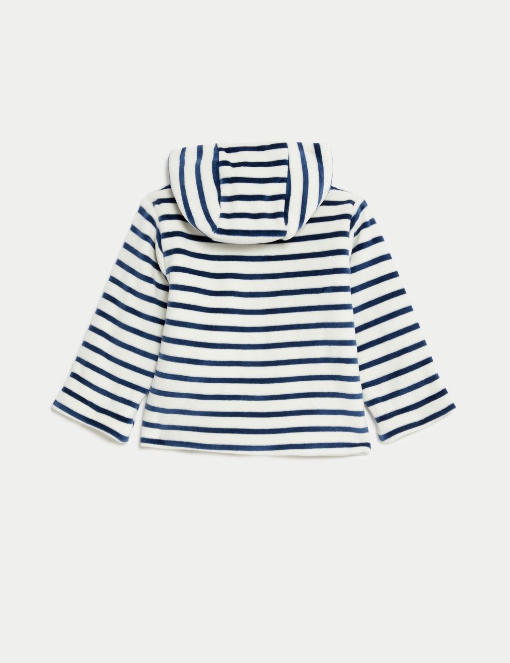 Cotton Rich Striped Hooded Jacket (7lbs-1 Yrs) 2 of 5