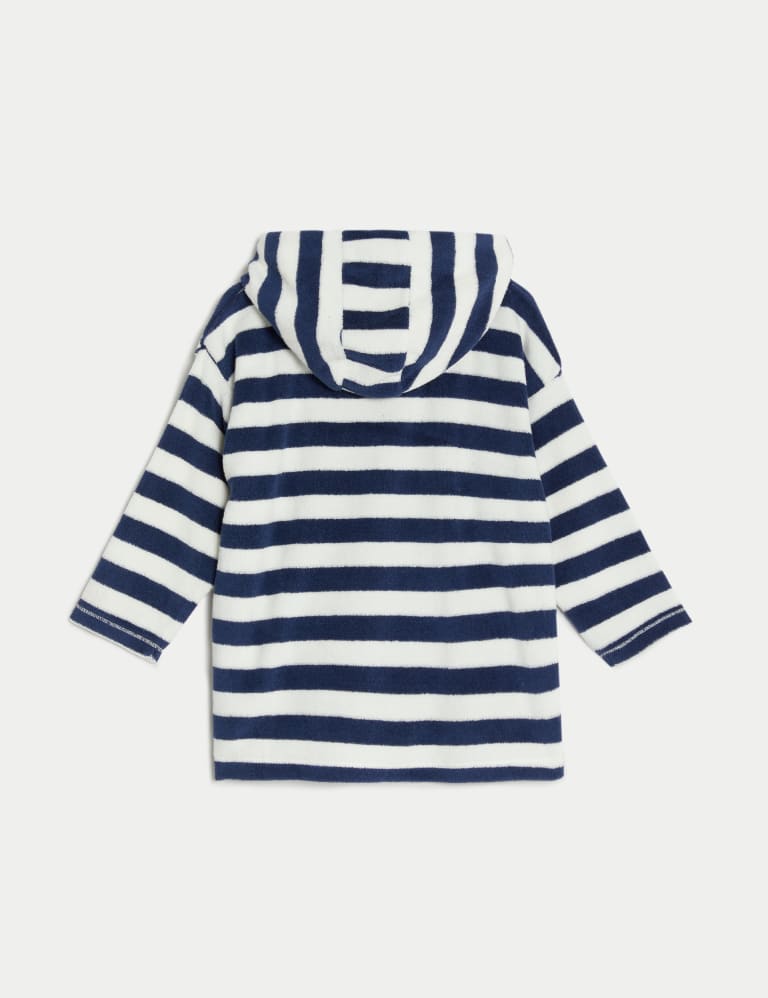 Cotton Rich Striped Hoodie (0-3 Yrs) 2 of 3