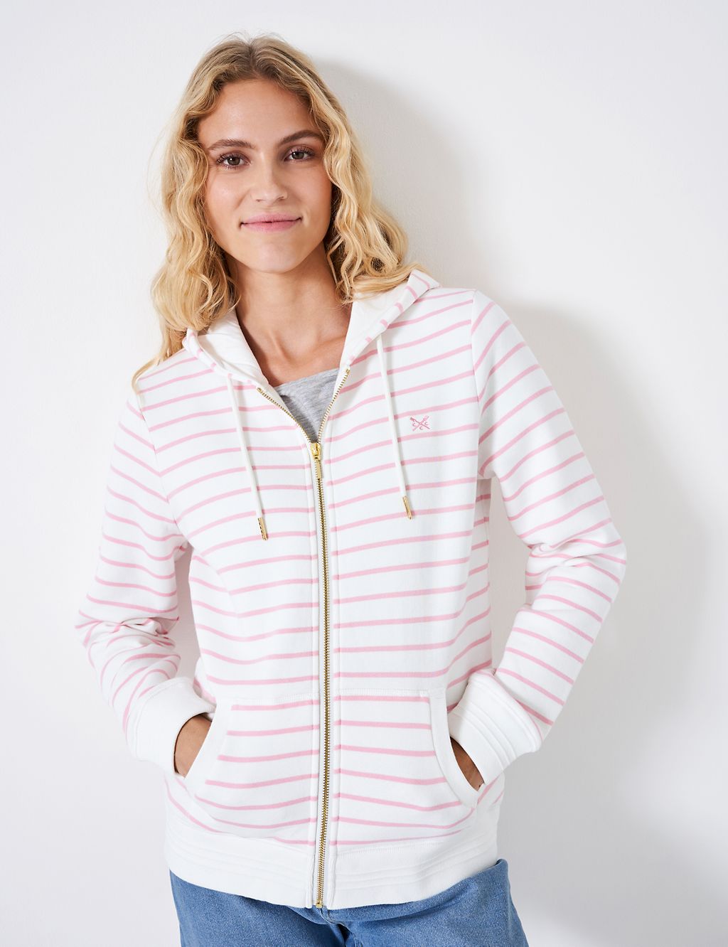 Cotton Rich Striped Hoodie 3 of 5