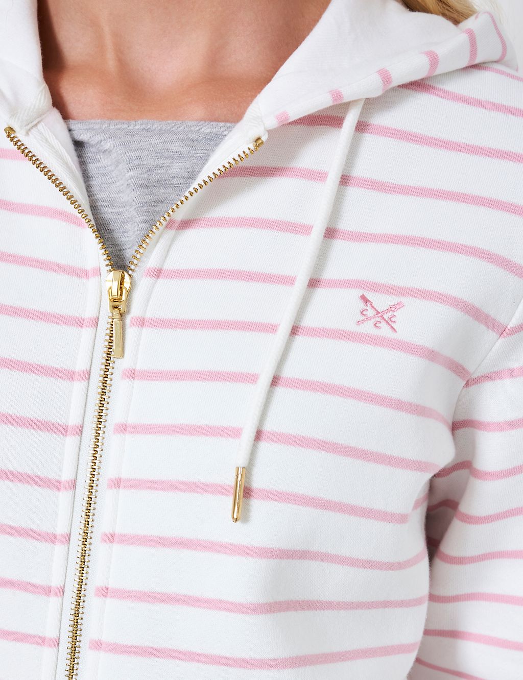 Cotton Rich Striped Hoodie 5 of 5