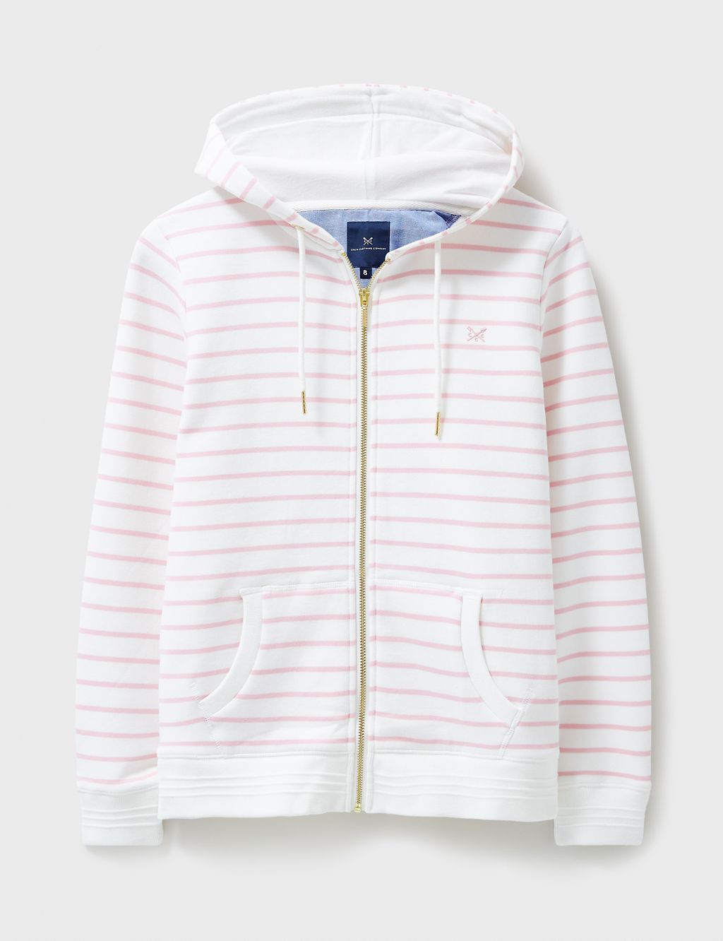Cotton Rich Striped Hoodie 1 of 5