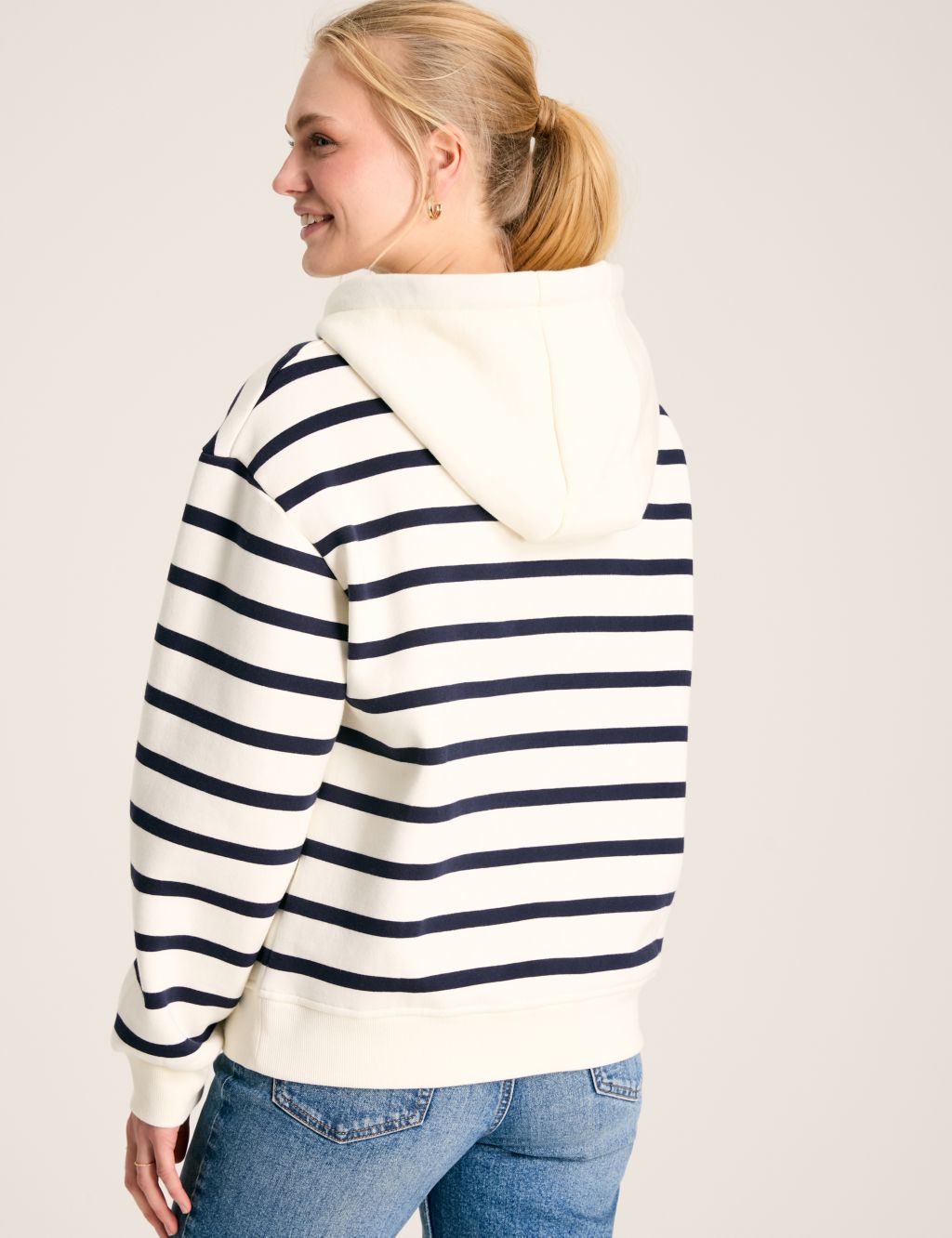 Cotton Rich Striped Hoodie 6 of 7