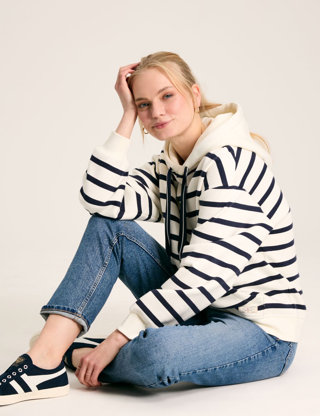 Cotton Rich Striped Hoodie 5 of 7