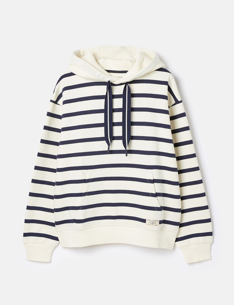Cotton Rich Striped Hoodie 2 of 7