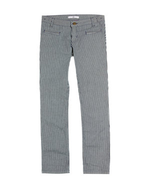 Cotton Rich Striped Jeans (5-14 Years) Image 2 of 3