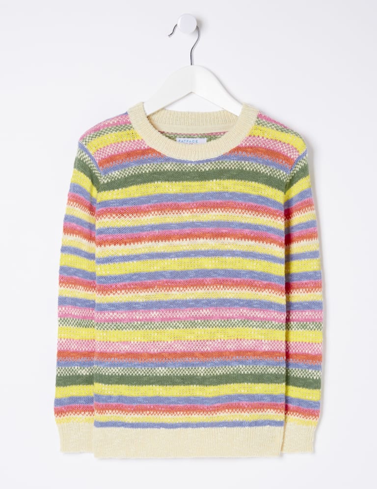 Cotton Rich Striped Jumper (3-13 Yrs) 2 of 5