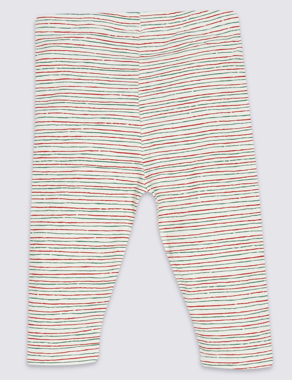 Cotton Rich Striped Leggings with Stretch 2 of 2