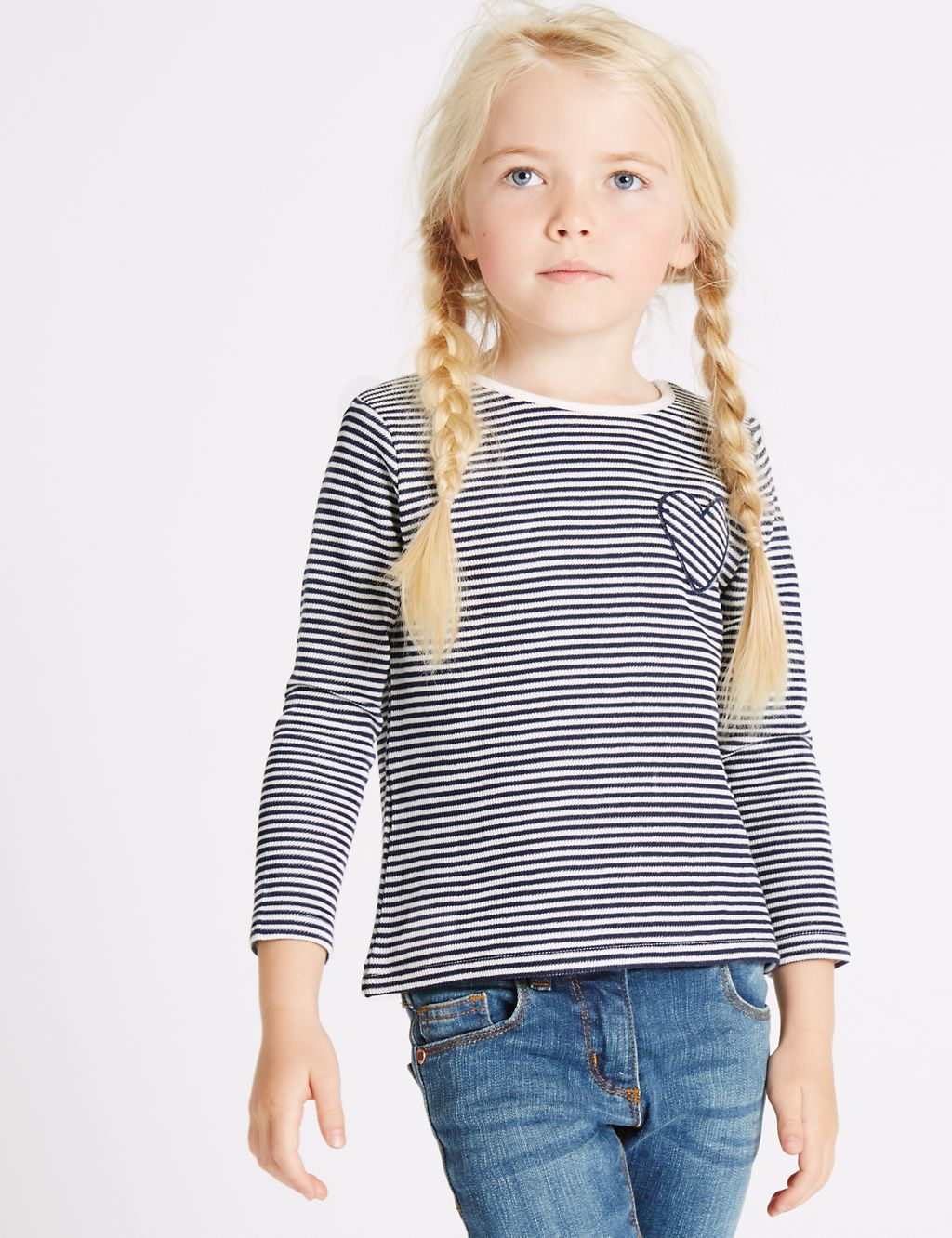 Cotton Rich Striped Long Sleeve Top (3 Months - 5 Years) 3 of 5