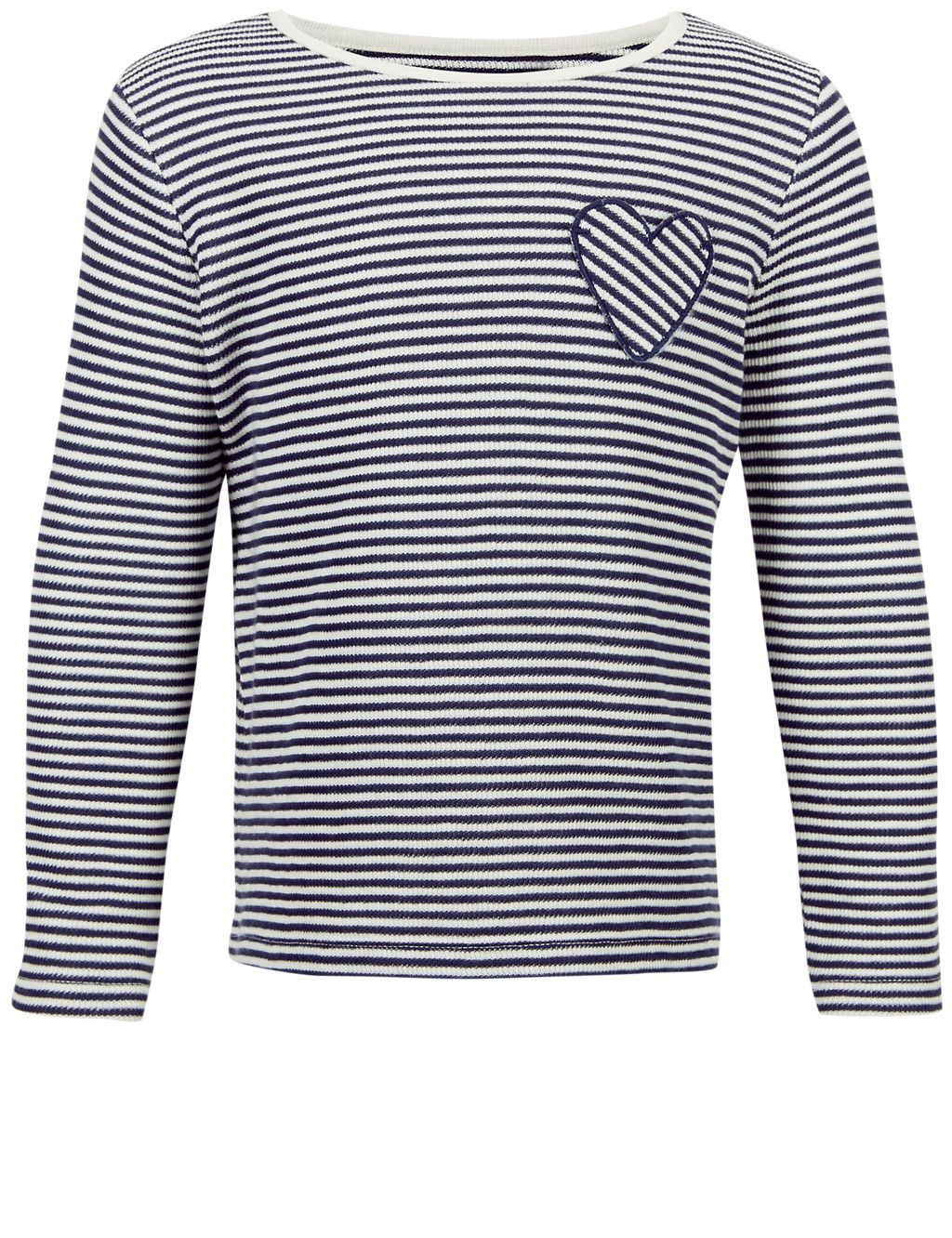 Cotton Rich Striped Long Sleeve Top (3 Months - 5 Years) 4 of 5