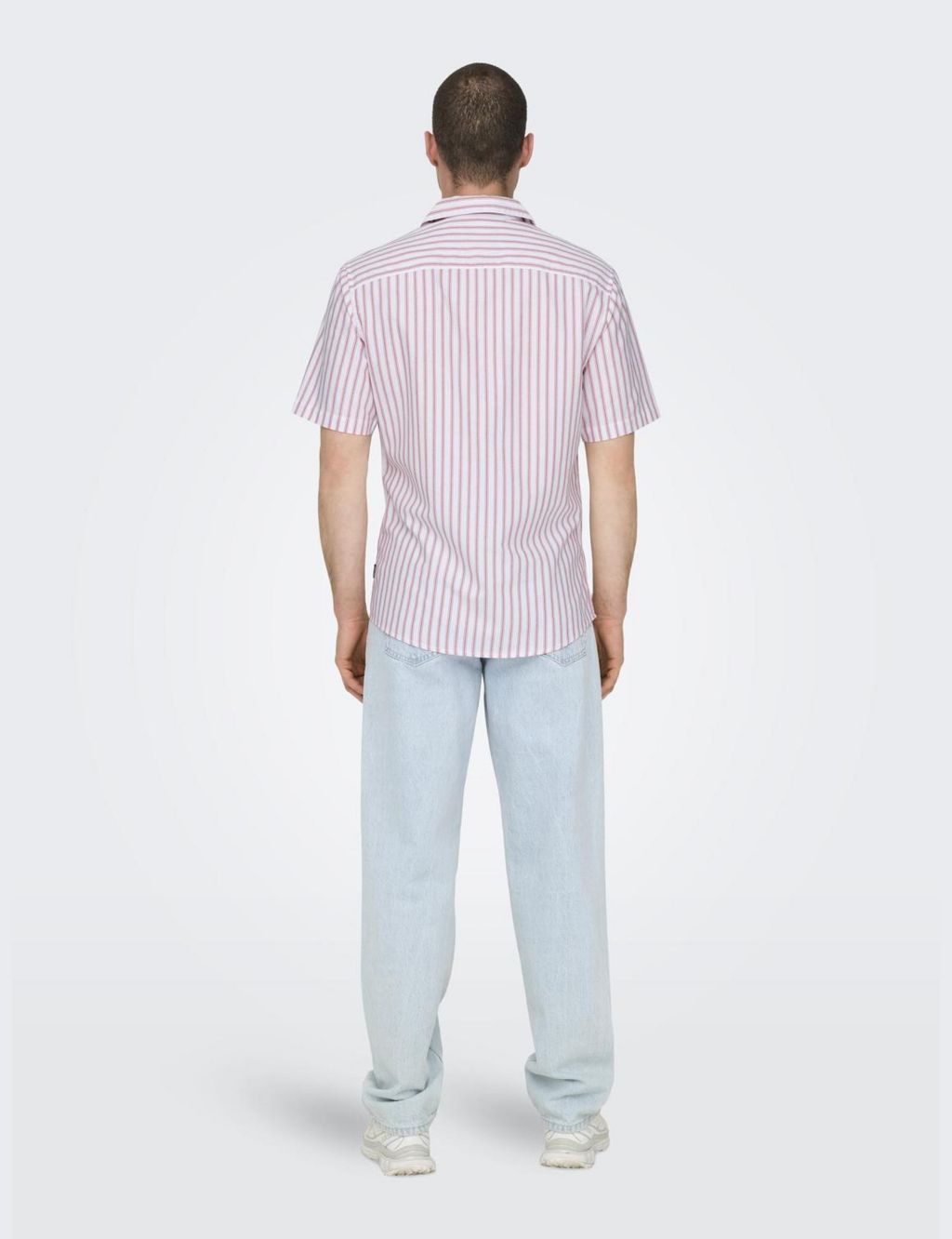 Cotton Rich Striped Oxford Shirt 5 of 6