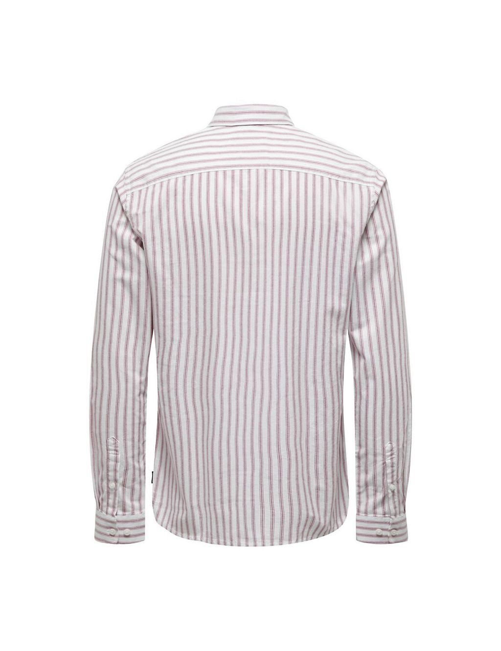 Cotton Rich Striped Oxford Shirt 5 of 7