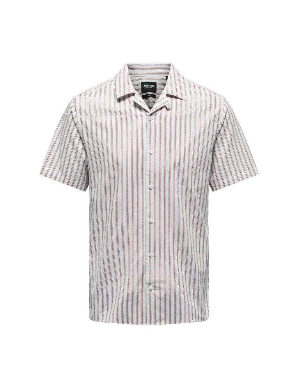 Cotton Rich Striped Oxford Shirt 1 of 6
