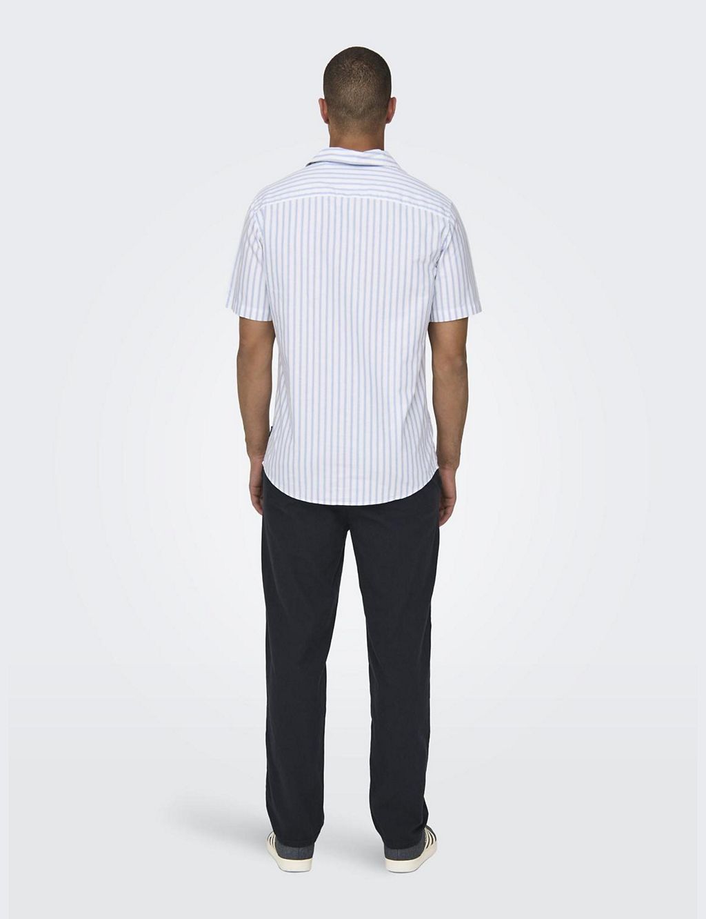 Cotton Rich Striped Oxford Shirt 6 of 7
