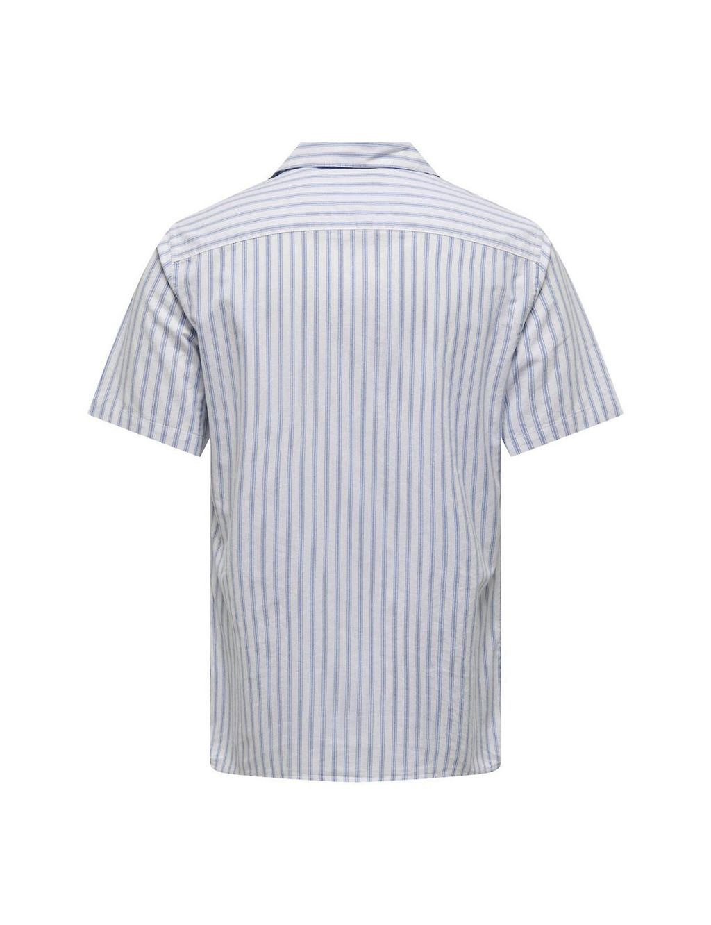 Cotton Rich Striped Oxford Shirt 7 of 7