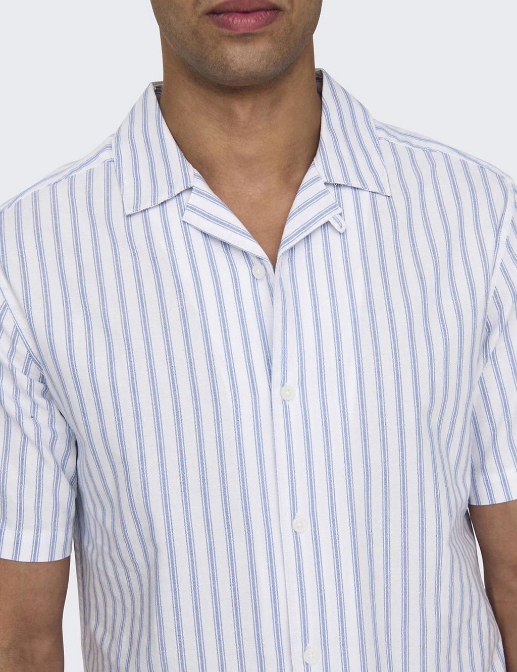 Cotton Rich Striped Oxford Shirt 4 of 7