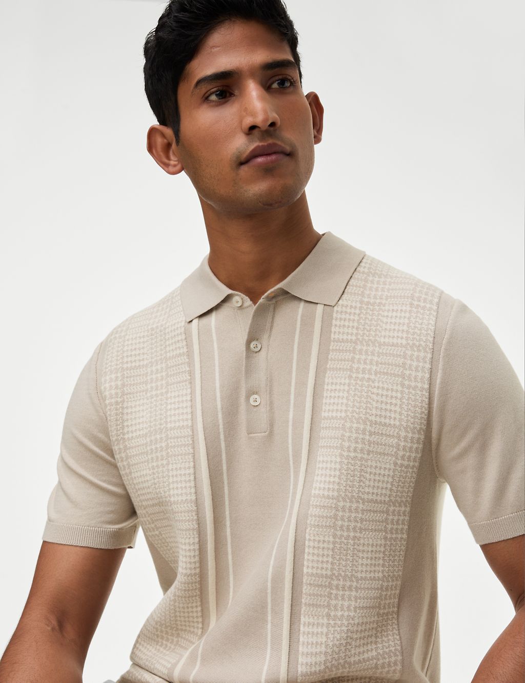 Cotton Rich Striped Polo Shirt 4 of 5