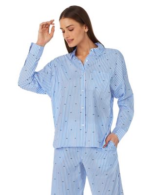 Cotton Rich Striped Pyjama Set Image 2 of 3