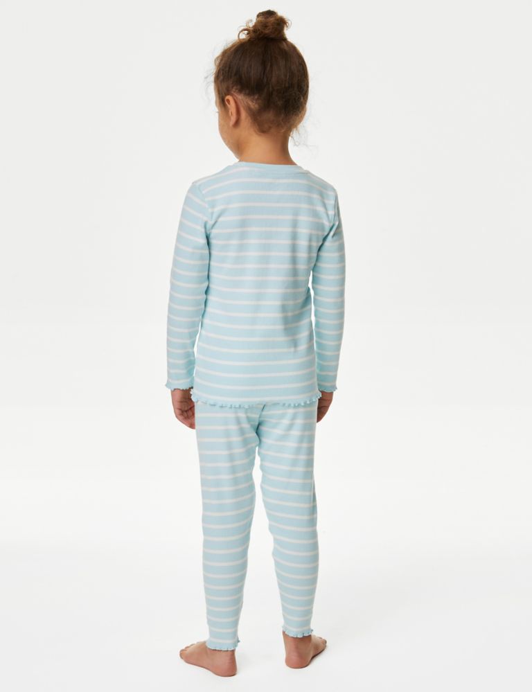 Cotton Rich Striped Pyjamas (1-8 Yrs) 3 of 4