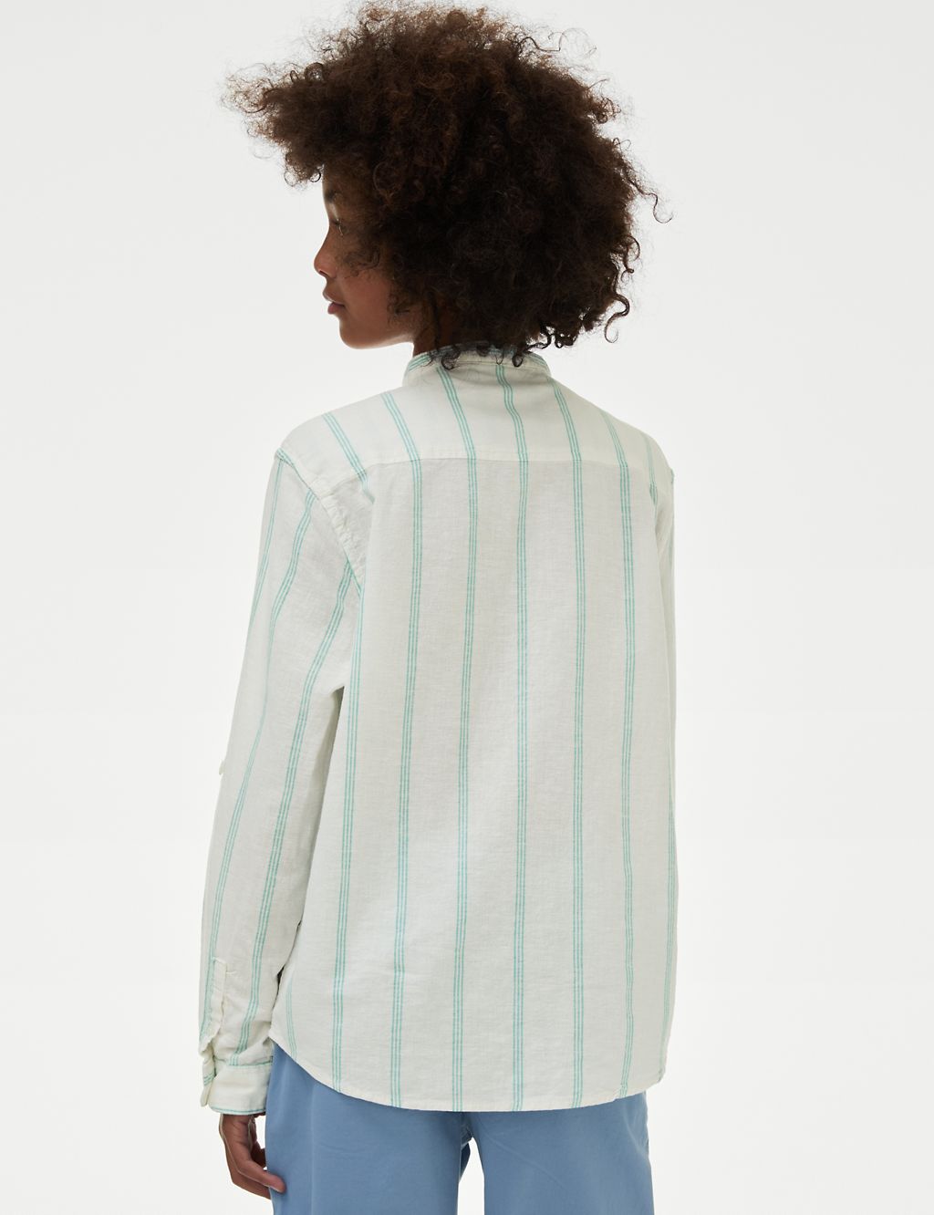 Cotton Rich Striped Shirt (6-16 Yrs) 4 of 4