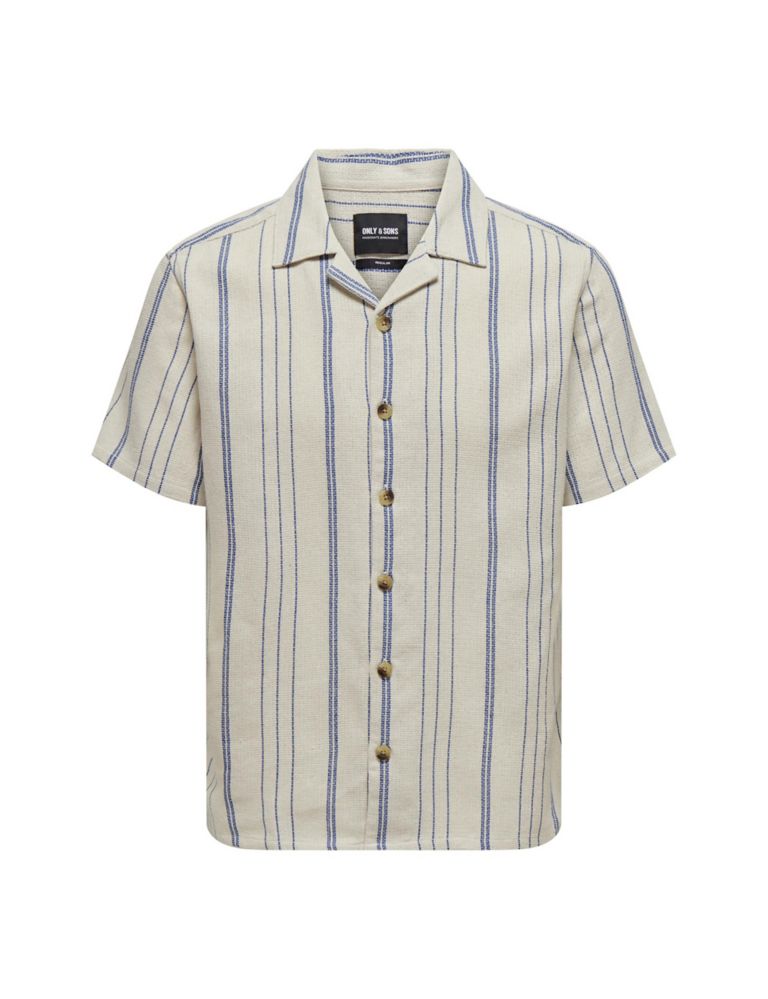 Cotton Rich Striped Shirt 2 of 6