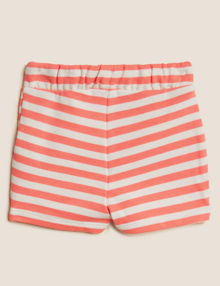 Cotton Rich Striped Shorts (0-3 Yrs) 2 of 3