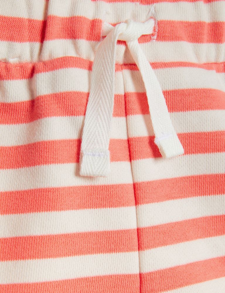 Cotton Rich Striped Shorts (0-3 Yrs) 3 of 3