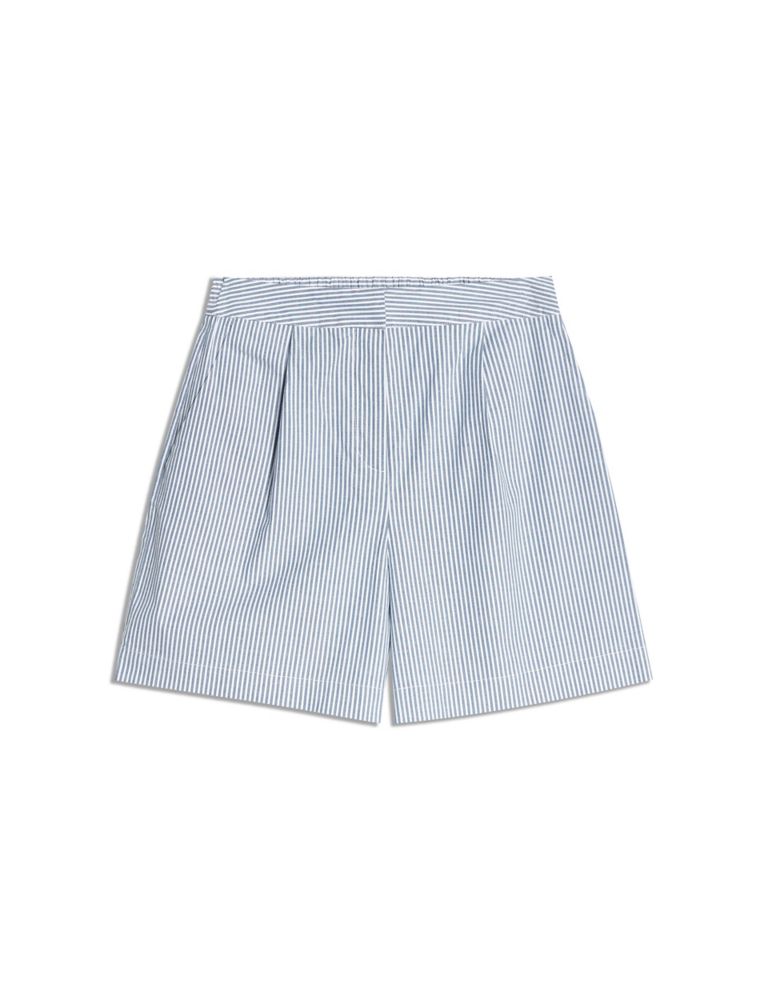Cotton Rich Striped Shorts 2 of 5